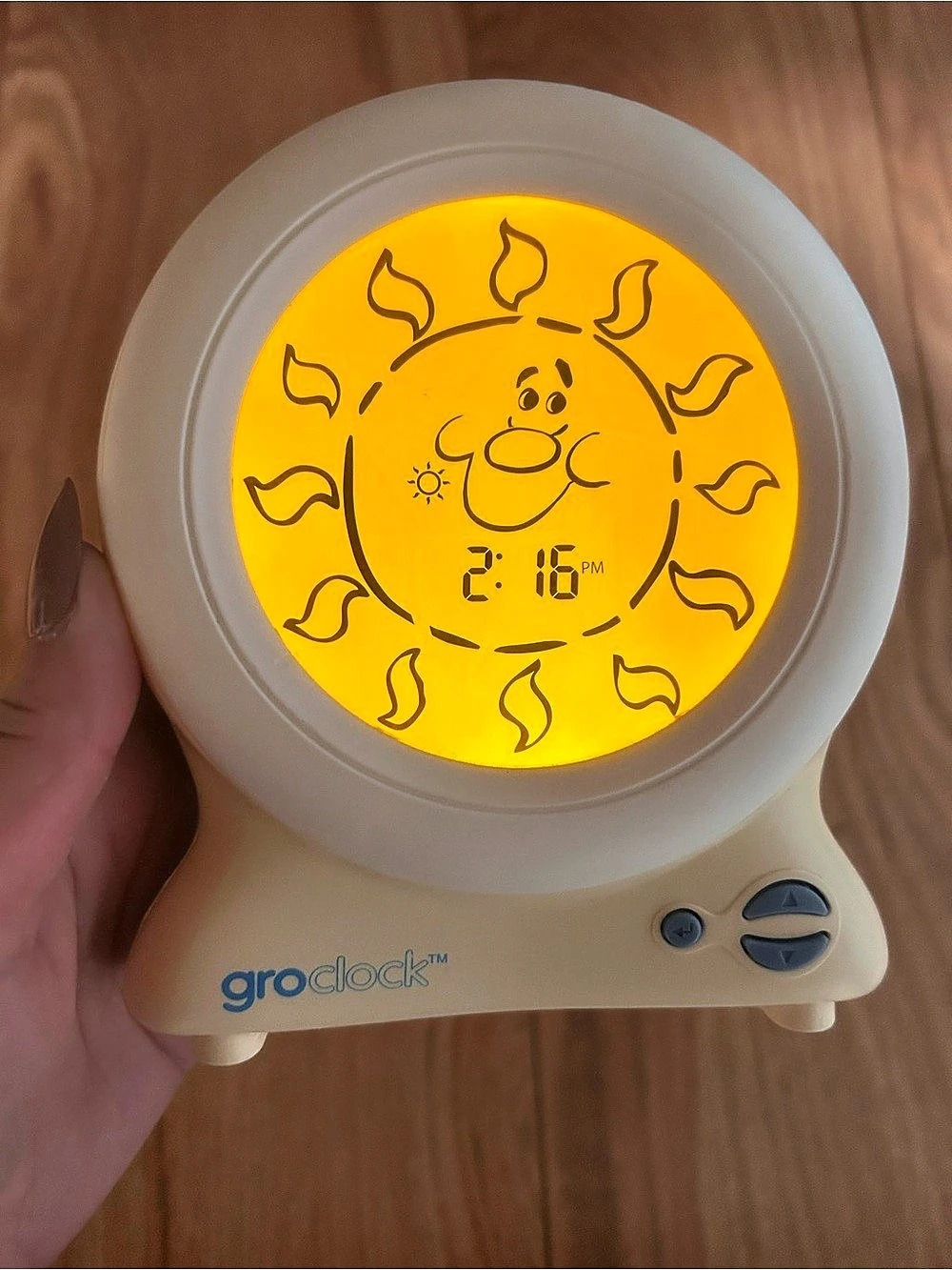 Groclock Sleep Trainer Clock White